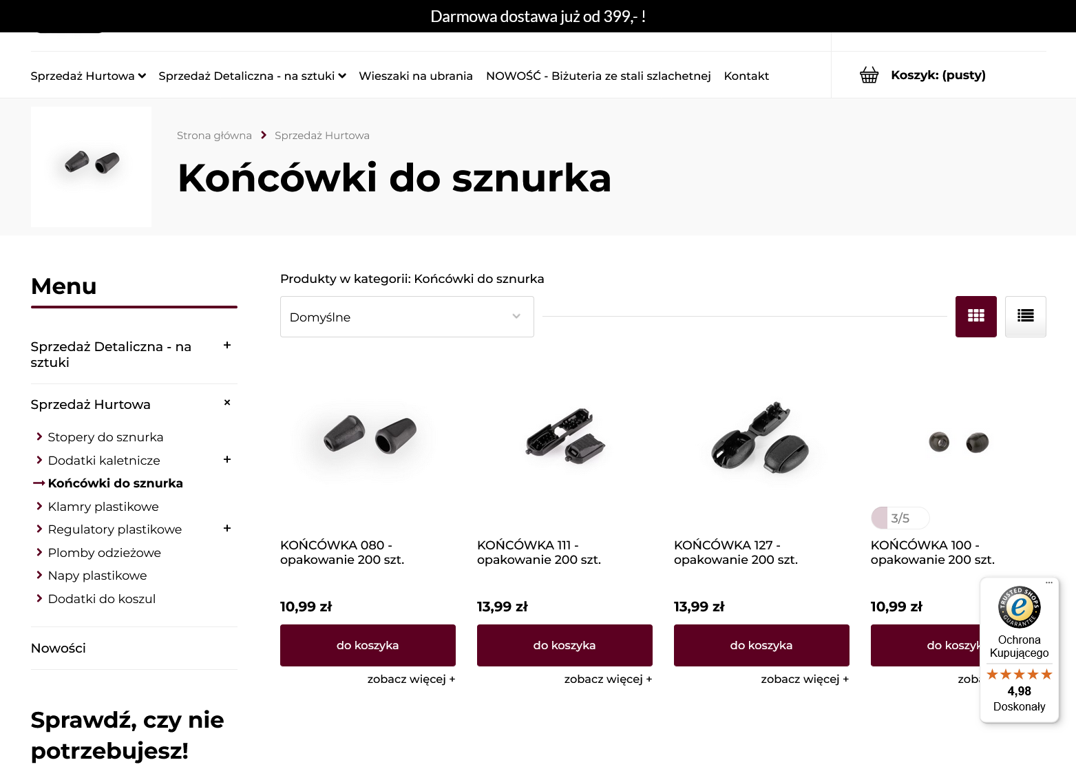 Jakie końcówki do sznurka wybrać do projektów DIY i szycia domowego?